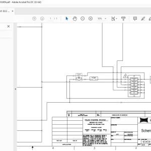 Bendi Forklift B55AC Electrical Schematic Manual 163859