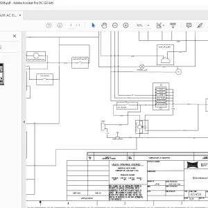 Bendi Forklift Electrical Schematic Manual 155306 PDF