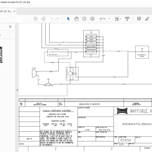 Bendi Landoll Forklift AC Electrical Schematic Manual 155306