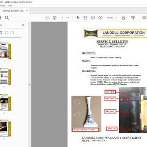 Bendi Landoll Forklift Service Bulletin Manual TSB00061 PDF