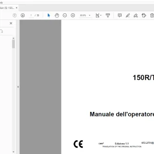 Ditch Witch 150R/T Manuale dell'operatore 053-2751 (I) PDF