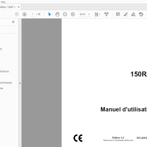 Ditch Witch 150R/T Manuel d'utilisation 053-2621 (FR) PDF