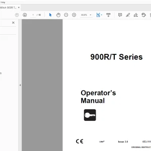 Ditch Witch 900R/T Series Operator’s Manual 053-1118 PDF