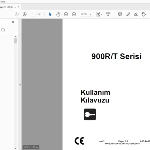 Ditch Witch 900R/T Serisi Kullanõm Kõlavuzu 053-2409 (TR) PDF