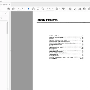 Ditch Witch A620 Backhoe Parts Manual 050-652 PDF