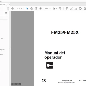 Ditch Witch FM25/FM25X Manual del operador 053-1332 (S) PDF