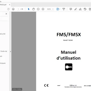 Ditch Witch FM5/FM5X Honda GX160 Manuel d’utilisation 053-2338 (F) PDF