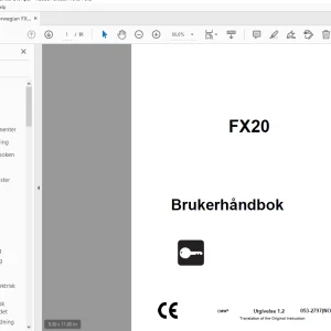 Ditch Witch FX20 Brukerhåndbok 053-2797 (NO) PDF