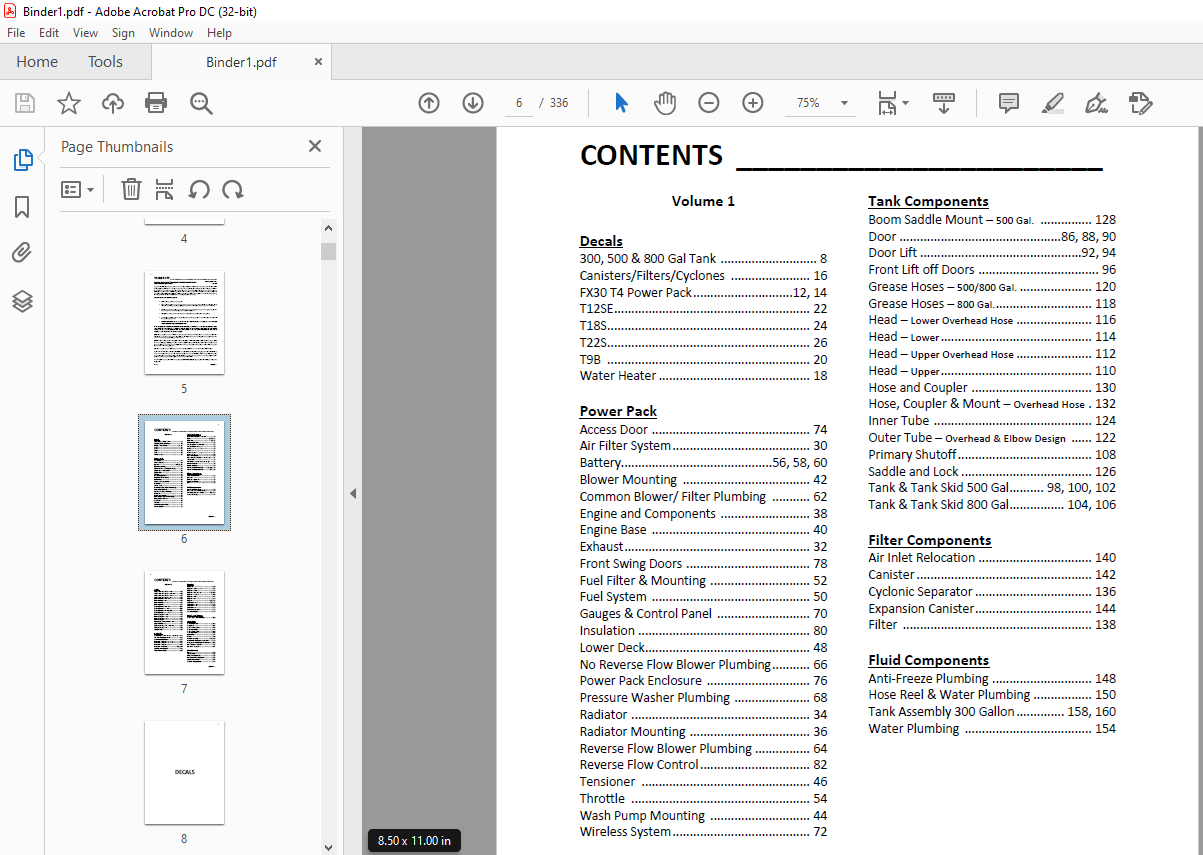 Ditch Witch FX30 Kubota D1105 Parts Manual 053-2618 PDF - HeyDownloads ...