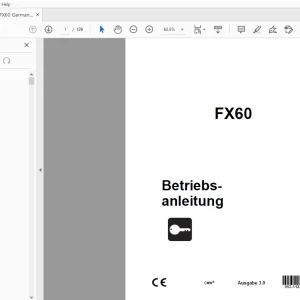 Ditch Witch FX60 Betriebsanleitung 053-1122 (G) PDF