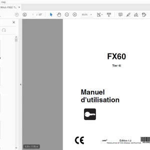 Ditch Witch FX60 Tier 4i Manuel d'utilisation 053-2381 (F) PDF