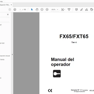 Ditch Witch FX65/FXT65 Tier 4 Manual del operador 053-2940 (S) PDF