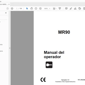 Ditch Witch MR90 Manual del operador 053-2822 (S) PDF