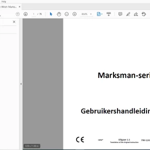 Ditch Witch Marksman-serie Gebruikershandleiding 790-1243 PDF