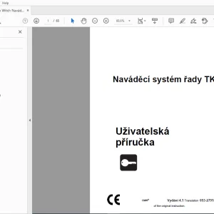 Ditch Witch Naváděcí systém řady TK Uživatelská příručka 053-2791 PDF