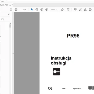 Ditch Witch PR95 Instrukcja obsługi 053-1223 (PO) PDF