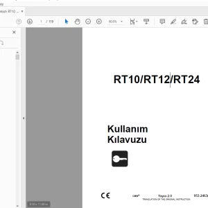 Ditch Witch RT10/RT12/RT24 Kullanõm Kõlavuzu 053-2463 PDF