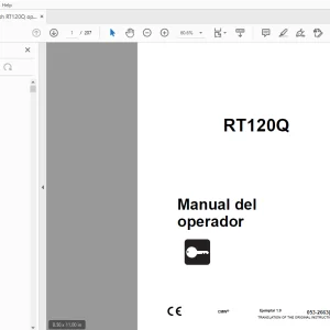 Ditch Witch RT120Q Manual del operador 053-2663 (S) PDF