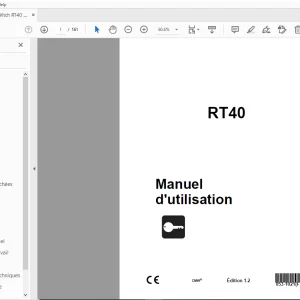 Ditch Witch RT40 Manuel d'utilisation 053-1021 PDF