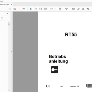 Ditch Witch RT55 Betriebsanleitung 053-1267 (G) PDF