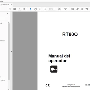 Ditch Witch RT80Q Manual del operador 053-2582 (S) PDF