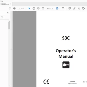 Ditch Witch S3C Operator’s Manual 053-3149 PDF