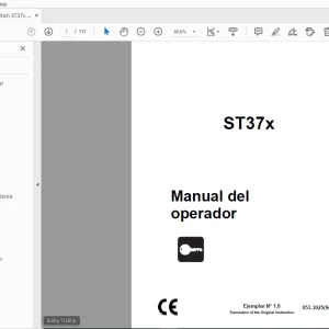 Ditch Witch ST37x Manual del operador 053-3025 (S) PDF