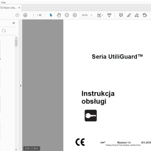 Ditch Witch Seria UtiliGuard Instrukcja obsługi 053-2638 PDF