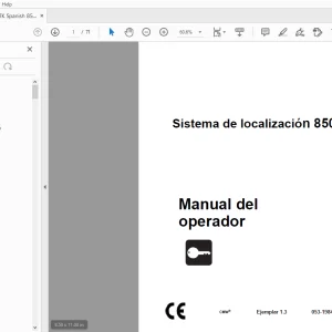 Ditch Witch Sistema de localización 8500 Manual del operador PDF