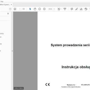 Ditch Witch System prowadzenia serii TK Instrukcja obsługi 053-2606 PDF
