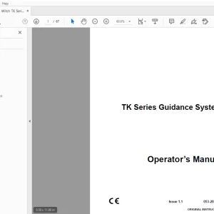 Ditch Witch TK Series Guidance System Operator’s Manual PDF
