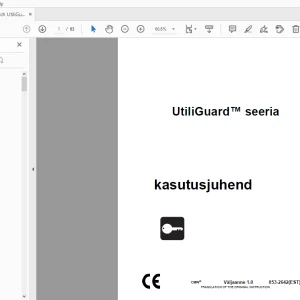 Ditch Witch UtiliGuard seeria kasutusjuhend 053-2642 PDF
