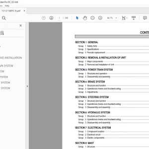 Hyundai 10/13/15BTR-9 Electric Forklift Trucks Service Manual 2023 - PDF DOWNLOAD