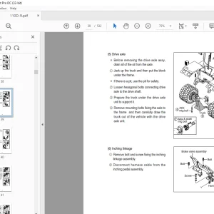 Hyundai 110/130/160D-9 Diesel Forklifts Trucks Service Manual 2023