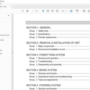 Hyundai 20BC-7 Electric Forklift Truck Service Manual 2023