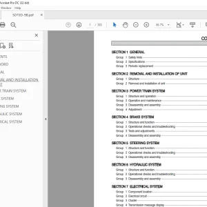Hyundai 50, 70D-9 Diesel Forklifts Trucks Service Manual 2023