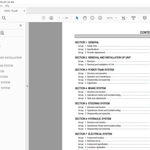 Hyundai 50DS-7E Diesel Forklift Trucks Service Manual 2023  PDF
