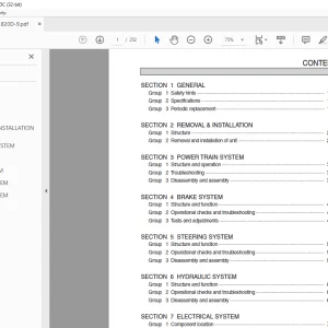 Hyundai Forklift 15/18/20D-9 Service Manual 2023 - PDF DOWNLOAD