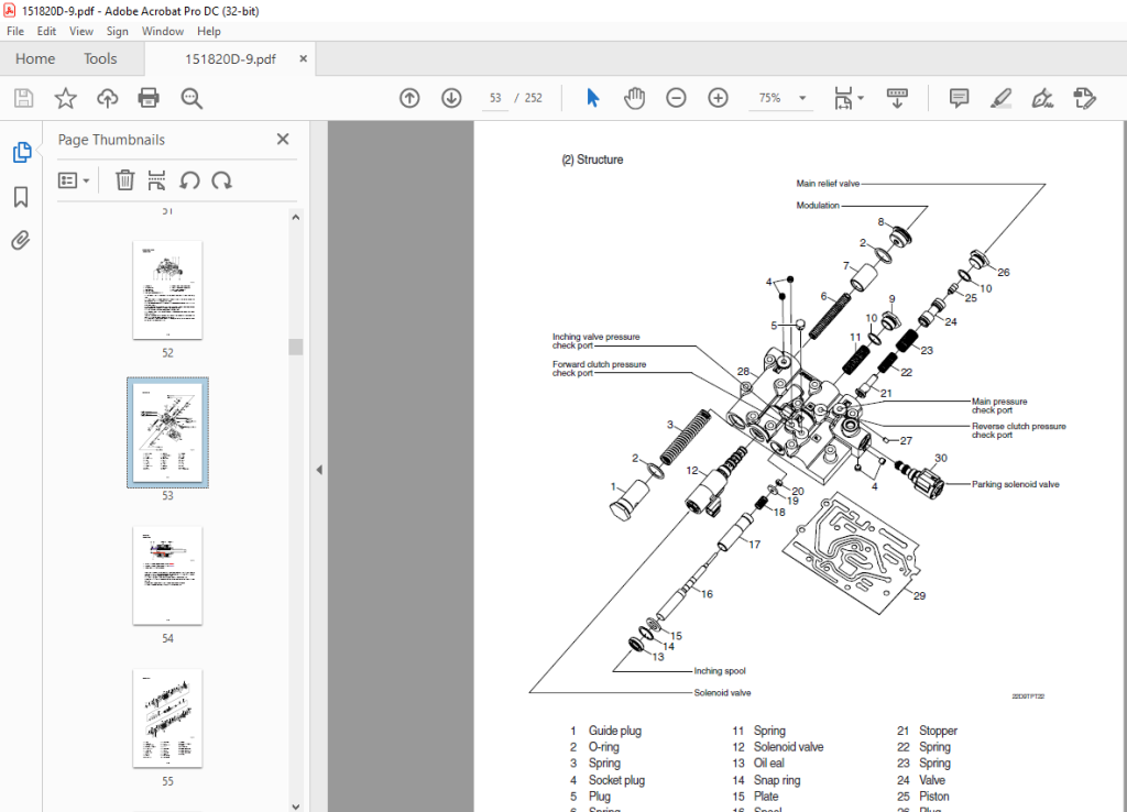 Hyundai Forklift 15 18 20d-9 Service Manual 2023 - Pdf Download 