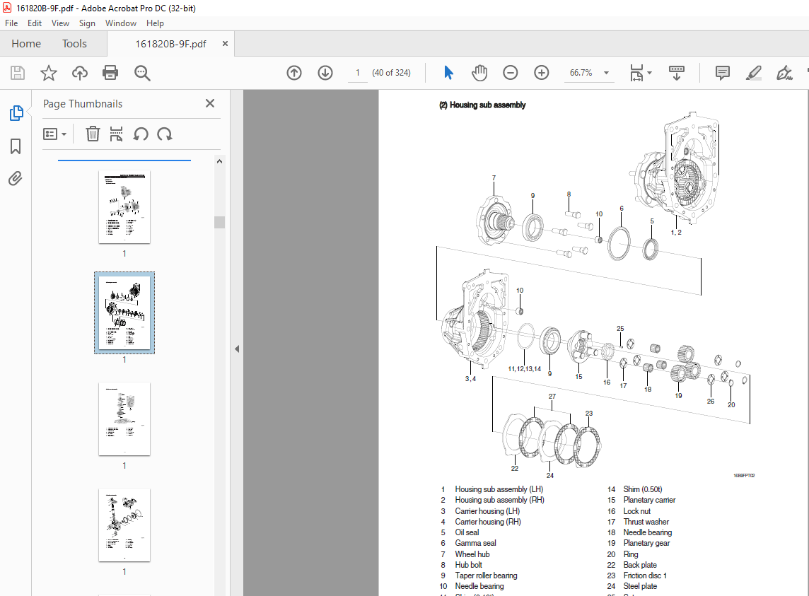 Hyundai Forklift 16/18/20B-9F Service Manual 2023 PDF - HeyDownloads ...