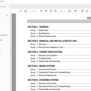 Hyundai Forklift 20/25/30L-7, 20/25/30G-7 Service Manual 2023 - PDF