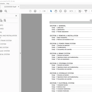Hyundai Forklift 22/25/30/33D-9 Service Manual 2023 - PDF DOWNLOAD