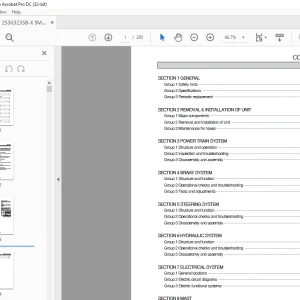 Hyundai Forklift 25/30/32/35B-X Service Manual 2023 - PDF DOWNLOAD