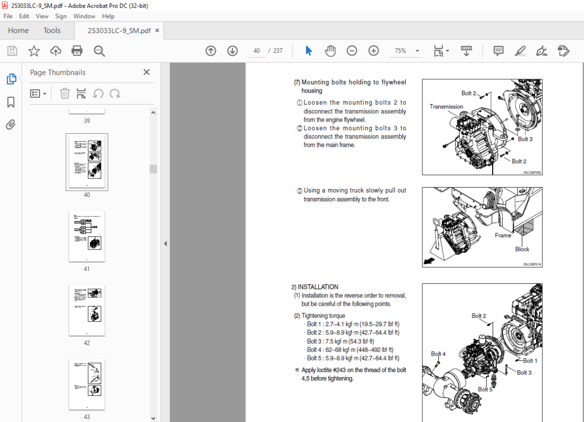 Hyundai Forklift 25/30/33LC Service Manual 2023 PDF - HeyDownloads ...