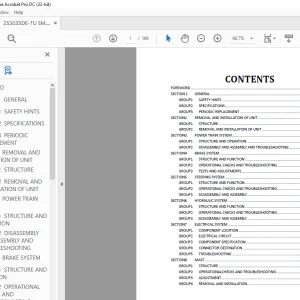 Hyundai Forklift 25/30/35DE-7U Service Manual 2023 - PDF DOWNLOAD