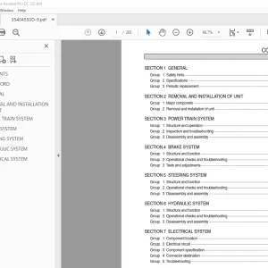 Hyundai Forklift 35/40/45D-9/50DA-9 Service Manual 2023 - PDF DOWNLOAD