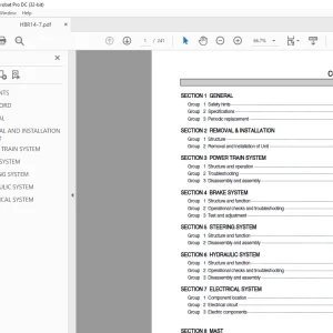 Hyundai Forklift HBR14-7 Service Manual 2023 - PDF DOWNLOAD