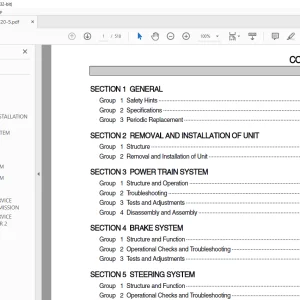 Hyundai Forklift HLF20-5 Service Manual 2023 PDF