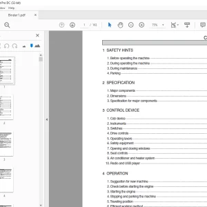 Hyundai H930CB/H940CB Backhoe Loader Operator's Manual PDF