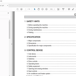 Hyundai H930ST H940ST Backhoe Loader Operator's Manual PDF